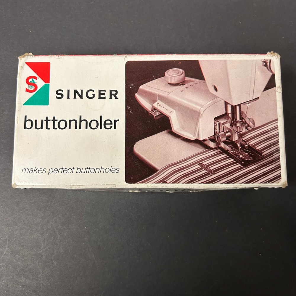 Vintage Singer Buttonholer Slant Needle SIMS 4561 Attachment